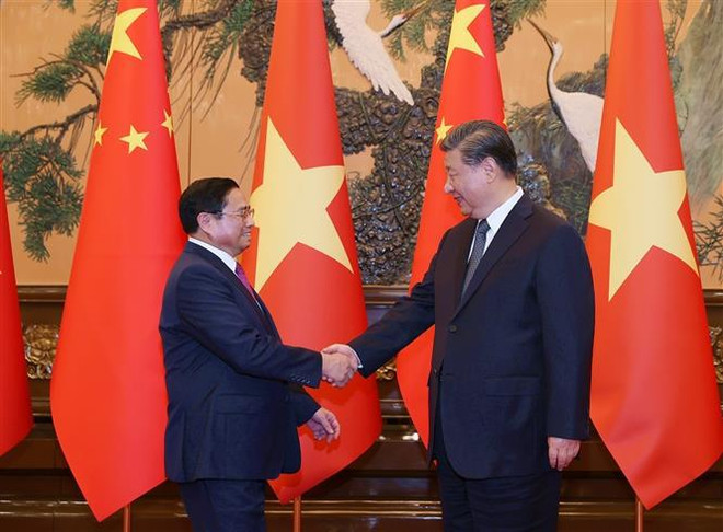 Visita de premier vietnamita a China aumenta confianza política mutua ảnh 1 Visita de premier vietnamita a China aumenta confianza política mutua ảnh 1