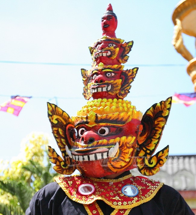 Empeñado khmer en conservar valor de misteriosas máscaras ảnh 14 Empeñado khmer en conservar valor de misteriosas máscaras ảnh 14