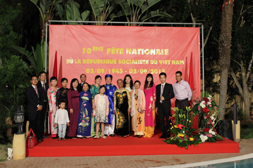 Conmemoran en Chile y Marruecos Fiesta Nacional de Vietnam ảnh 1