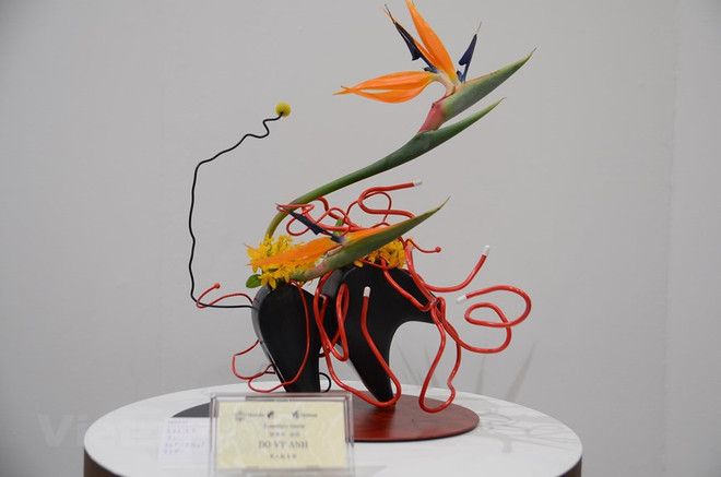 Vietnam participa por primera vez en exposición de ikebana, arte japonés de arreglo floral ảnh 1 Vietnam participa por primera vez en exposición de ikebana, arte japonés de arreglo floral ảnh 1