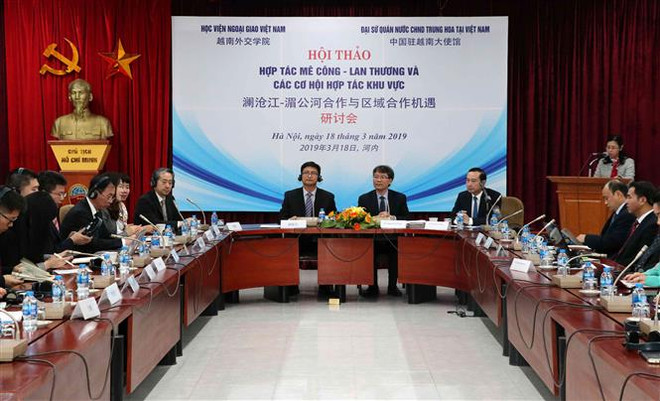 Destacan expertos de Vietnam y China papel de cooperación Mekong-Lancang ảnh 1