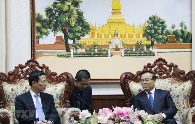 Resaltan vicepremier laosiano avances en la cooperación con Vietnam sobre información y comunicación ảnh 1 Resaltan vicepremier laosiano avances en la cooperación con Vietnam sobre información y comunicación ảnh 1
