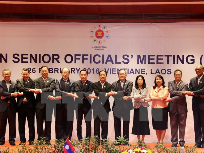 En Laos Reunión de altos funcionarios de ASEAN ảnh 1