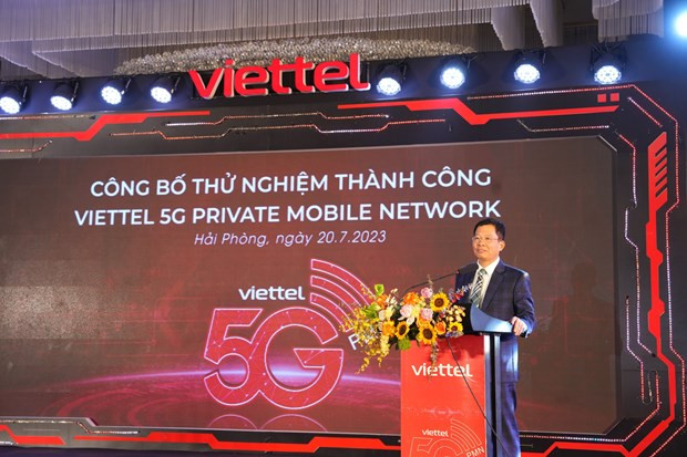 Primera fábrica inteligente de Vietnam se opera por red privada 5G ảnh 2 Primera fábrica inteligente de Vietnam se opera por red privada 5G ảnh 2