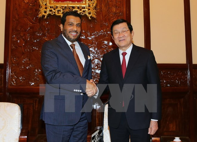 Presidente Truong Tan Sang llama a Qatar a invertir en Vietnam ảnh 1 Presidente Truong Tan Sang llama a Qatar a invertir en Vietnam ảnh 1