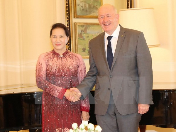 Presidenta de Parlamento vietnamita se reúne con gobernador general de Australia ảnh 1 Presidenta de Parlamento vietnamita se reúne con gobernador general de Australia ảnh 1