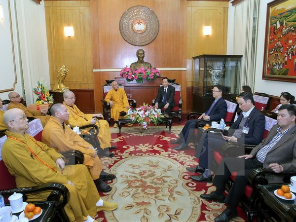 Saludan contribuciones de Sangha Budista de Vietnam en desarrollo nacional ảnh 1