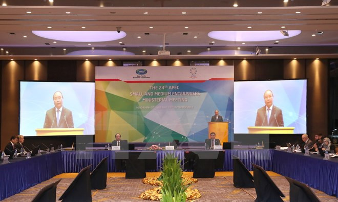 Inauguran en Vietnam reunión ministerial de APEC sobre PyMEs ảnh 1 Inauguran en Vietnam reunión ministerial de APEC sobre PyMEs ảnh 1