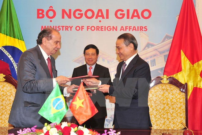 Vietnam desea intensificar lazos integrales con Brasil ảnh 1 Vietnam desea intensificar lazos integrales con Brasil ảnh 1