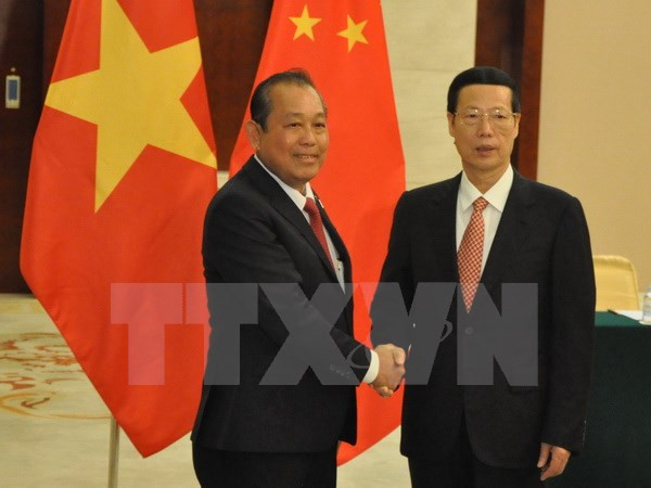 Vicepremier vietnamita visita Región Autónoma china Zhuang de Guangxi ảnh 1 Vicepremier vietnamita visita Región Autónoma china Zhuang de Guangxi ảnh 1