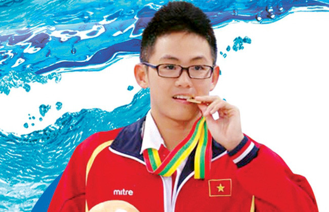 Nadador vietnamita gana dos medallas de oro en evento asiático ảnh 1 Nadador vietnamita gana dos medallas de oro en evento asiático ảnh 1