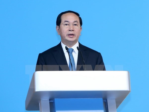 Presidente de Vietnam saluda AIPA-38 ảnh 1 Presidente de Vietnam saluda AIPA-38 ảnh 1