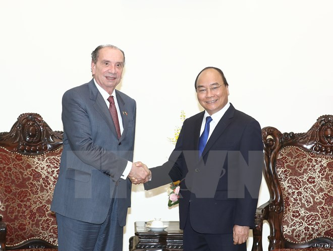 Premier de Vietnam recibe al canciller brasileño ảnh 1 Premier de Vietnam recibe al canciller brasileño ảnh 1