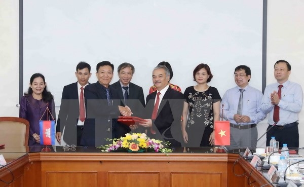 Agencias de noticias de Vietnam y Camboya fortalecen cooperación ảnh 1