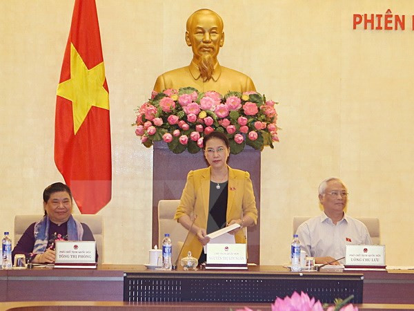 Concluye tercera sesión de Comité Permanente de Parlamento vietnamita ảnh 1 Concluye tercera sesión de Comité Permanente de Parlamento vietnamita ảnh 1