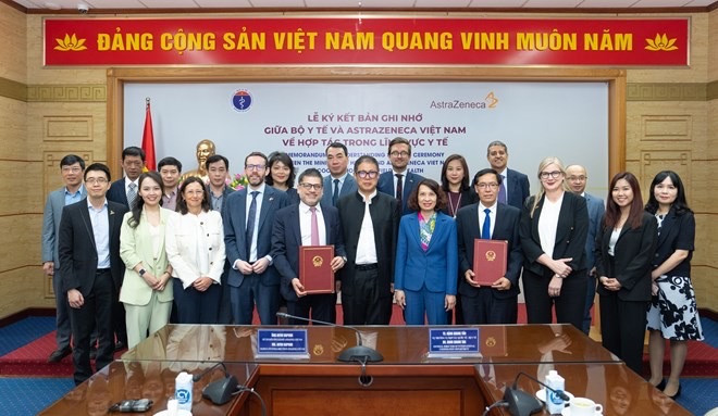 Ministerio de Salud y AstraZeneca Vietnam cooperan en construcción de sistema sanitario sostenible ảnh 1 Ministerio de Salud y AstraZeneca Vietnam cooperan en construcción de sistema sanitario sostenible ảnh 1
