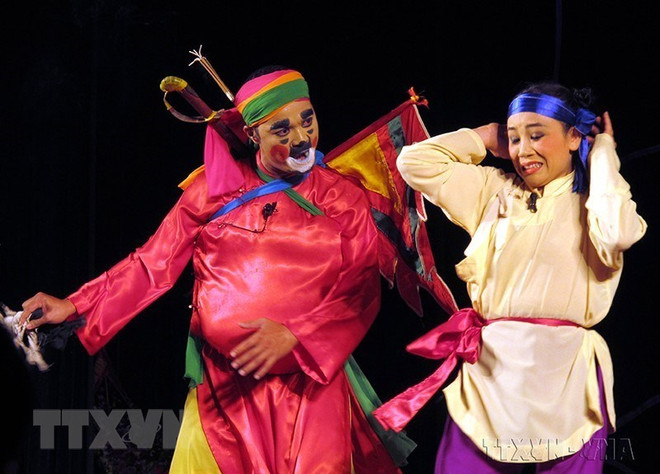 Cheo: típico arte teatral tradicional del pueblo vietnamita ảnh 1