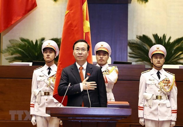 Continúan llegando cartas de felicitaciones a nuevo presidente de Vietnam ảnh 1 Continúan llegando cartas de felicitaciones a nuevo presidente de Vietnam ảnh 1