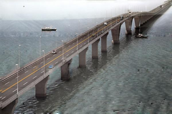 Agilizan construcción de mayor puente marítimo en Vietnam ảnh 2 Agilizan construcción de mayor puente marítimo en Vietnam ảnh 2