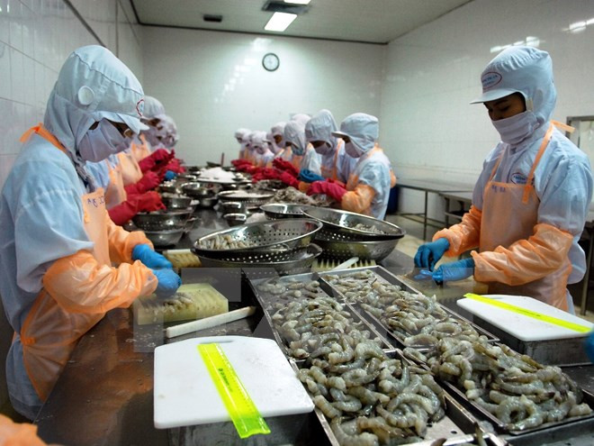 Casi la mitad de camarones importados por Sudcorea procedieron de Vietnam ảnh 1 Casi la mitad de camarones importados por Sudcorea procedieron de Vietnam ảnh 1