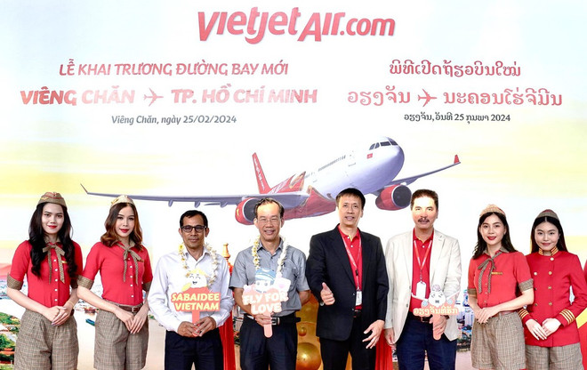 Vietjet abre vuelos directos entre Ciudad Ho Chi Minh y Vientiane ảnh 2 Vietjet abre vuelos directos entre Ciudad Ho Chi Minh y Vientiane ảnh 2