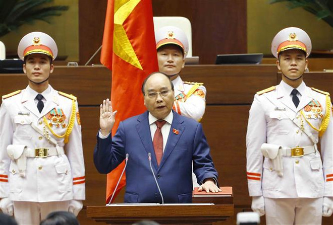 Nguyen Xuan Phuc jura su cargo como Presidente de Vietnam ảnh 2 Nguyen Xuan Phuc jura su cargo como Presidente de Vietnam ảnh 2
