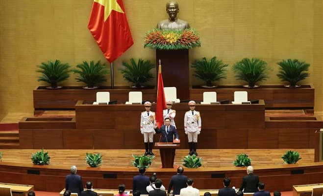 Laos felicita a presidente de Asamblea Nacional de Vietnam de XV legislatura ảnh 1 Laos felicita a presidente de Asamblea Nacional de Vietnam de XV legislatura ảnh 1
