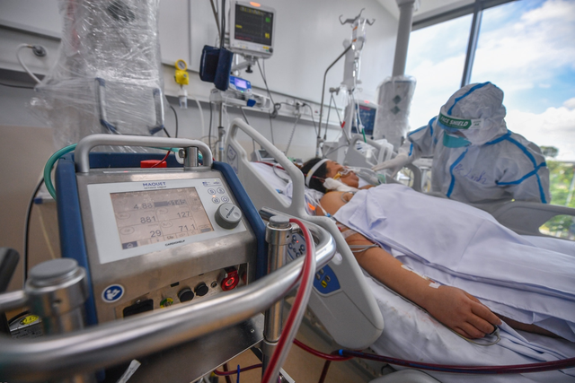 Establecen tres centros de cuidados intensivos del COVID-19 en Ciudad Ho Chi Minh ảnh 1 Establecen tres centros de cuidados intensivos del COVID-19 en Ciudad Ho Chi Minh ảnh 1