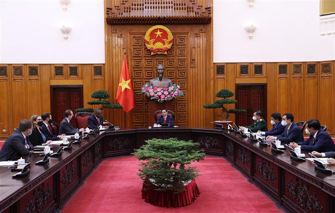 Primer Ministro de Vietnam aboga por impulsar asociación integral con Estados Unidos ảnh 2 Primer Ministro de Vietnam aboga por impulsar asociación integral con Estados Unidos ảnh 2