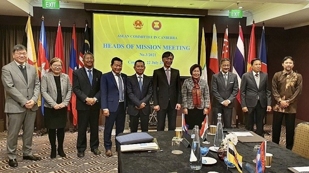 Embajador de Vietnam preside reunión de Comité de ASEAN en Australia ảnh 1 Embajador de Vietnam preside reunión de Comité de ASEAN en Australia ảnh 1