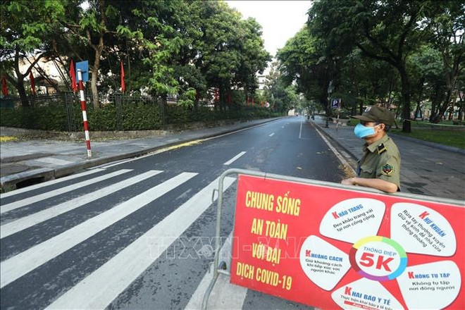 Hanoi arranca hoy distanciamiento social antes riesgo de nueva ola de COVID-19 ảnh 2