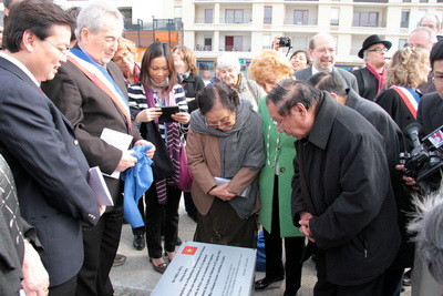 Inauguran plaza Acuerdo de París en Francia ảnh 1 Inauguran plaza Acuerdo de París en Francia ảnh 1