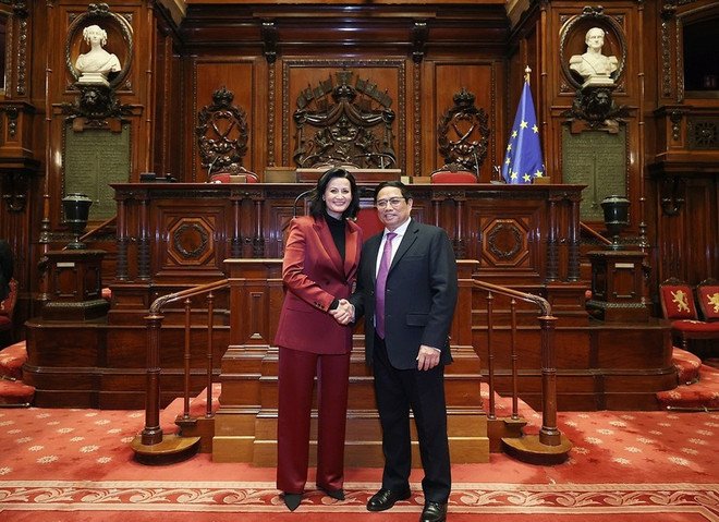 Visita de dirigente belga a Vietnam promueve relaciones bilaterales ảnh 1 Visita de dirigente belga a Vietnam promueve relaciones bilaterales ảnh 1