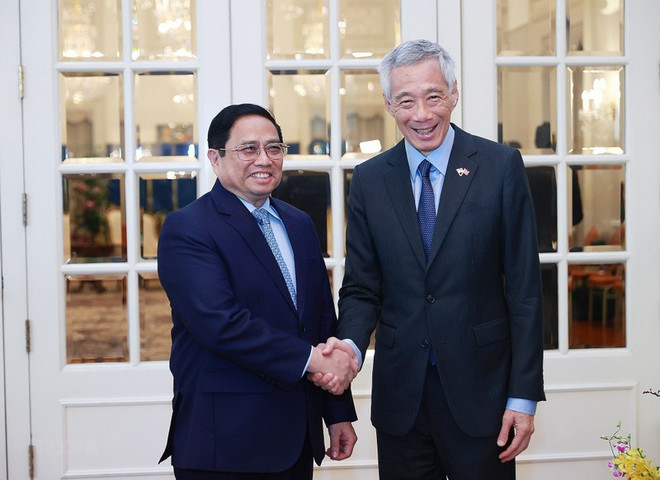 Destacan importancia de visita de premier de Singapur a Vietnam ảnh 1 Destacan importancia de visita de premier de Singapur a Vietnam ảnh 1
