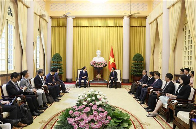 Presidente vietnamita recibe a delegación del partido Komeito de Japón ảnh 2