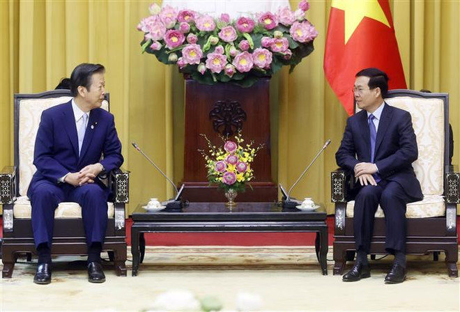 Presidente vietnamita recibe a delegación del partido Komeito de Japón ảnh 1