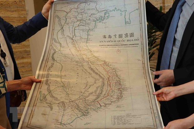 Vietnam entrega valioso mapa a Casa de Historia Europea en Bélgica ảnh 1 Vietnam entrega valioso mapa a Casa de Historia Europea en Bélgica ảnh 1