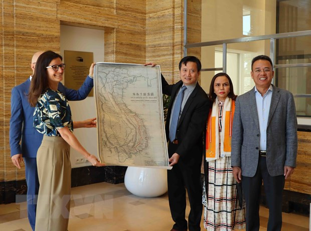 Vietnam entrega valioso mapa a Casa de Historia Europea en Bélgica ảnh 2 Vietnam entrega valioso mapa a Casa de Historia Europea en Bélgica ảnh 2