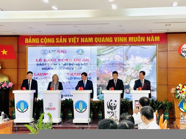 Inician en Vietnam proyecto de protección de vida silvestre en peligro de extinción ảnh 1 Inician en Vietnam proyecto de protección de vida silvestre en peligro de extinción ảnh 1