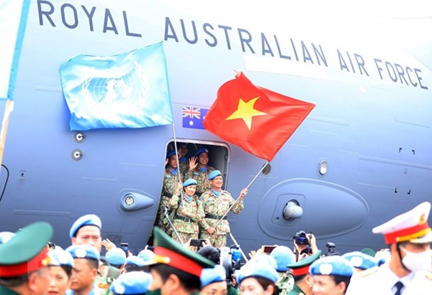Primer equipo de ingenieros de Vietnam atraviesa 10 mil kilómetros para misión de ONU en Abyei ảnh 1 Primer equipo de ingenieros de Vietnam atraviesa 10 mil kilómetros para misión de ONU en Abyei ảnh 1