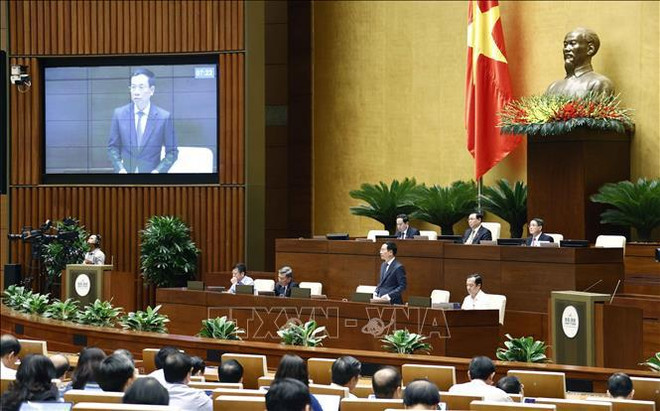 Parlamento vietnamita vota resolución sobre la liquidación de presupuesto estatal ảnh 1