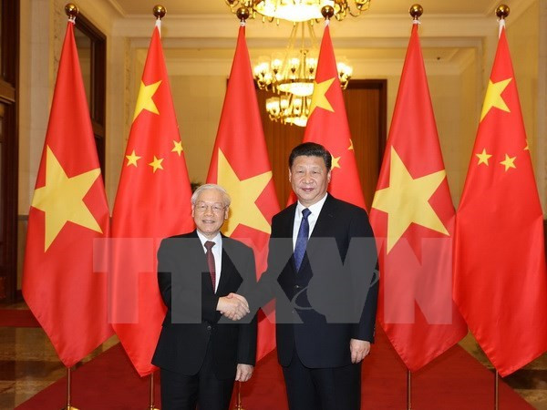 Vietnam felicita al secretario general del Partido Comunista de China ảnh 1 Vietnam felicita al secretario general del Partido Comunista de China ảnh 1