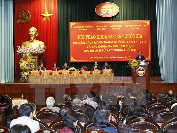 Resaltan valores de Revolución de Octubre para construcción socialista en Vietnam ảnh 1 Resaltan valores de Revolución de Octubre para construcción socialista en Vietnam ảnh 1