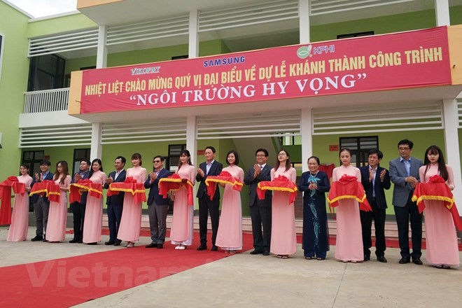 Inauguran escuela en Thai Nguyen con financiamiento sudcoreano ảnh 1 Inauguran escuela en Thai Nguyen con financiamiento sudcoreano ảnh 1