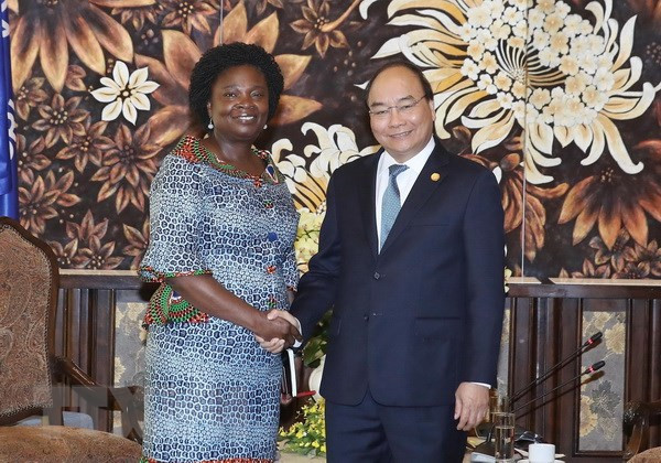 Primer ministro de Vietnam se reúne con dirigentes del BM y BAD al margen del GEF-6 ảnh 1 Primer ministro de Vietnam se reúne con dirigentes del BM y BAD al margen del GEF-6 ảnh 1