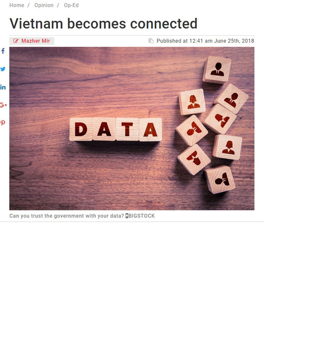 Ley de Ciberseguridad de Vietnam ayudará a estabilizar el crecimiento nacional, sostiene asesor de Morgan Stanley ảnh 1 Ley de Ciberseguridad de Vietnam ayudará a estabilizar el crecimiento nacional, sostiene asesor de Morgan Stanley ảnh 1
