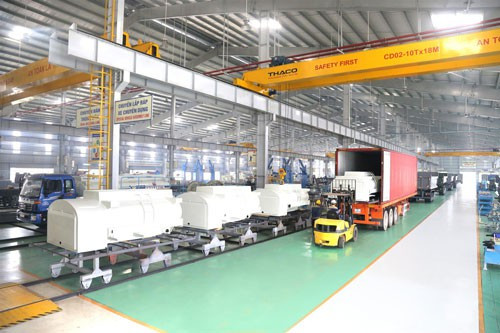 Compañía vietnamita Thaco exporta tanques de combustibles a Sudcorea ảnh 1 Compañía vietnamita Thaco exporta tanques de combustibles a Sudcorea ảnh 1