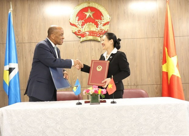 Vietnam y Santa Lucía establecen relaciones diplomáticas ảnh 1 Vietnam y Santa Lucía establecen relaciones diplomáticas ảnh 1