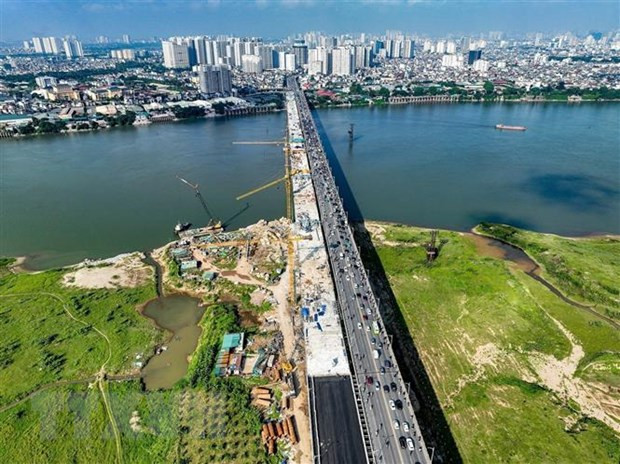 Abrirán puente Vinh Tuy 2 completo en Hanoi antes del 2 de septiembre ảnh 1 Abrirán puente Vinh Tuy 2 completo en Hanoi antes del 2 de septiembre ảnh 1