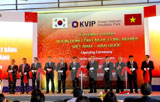 Vietnam y Sudcorea inauguran incubadora tecnológica industrial ảnh 1 Vietnam y Sudcorea inauguran incubadora tecnológica industrial ảnh 1
